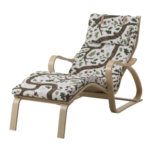 Patterned Lounge Chair