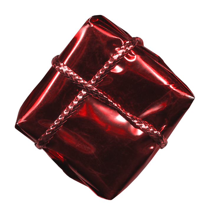 Red Metallic Gift Box