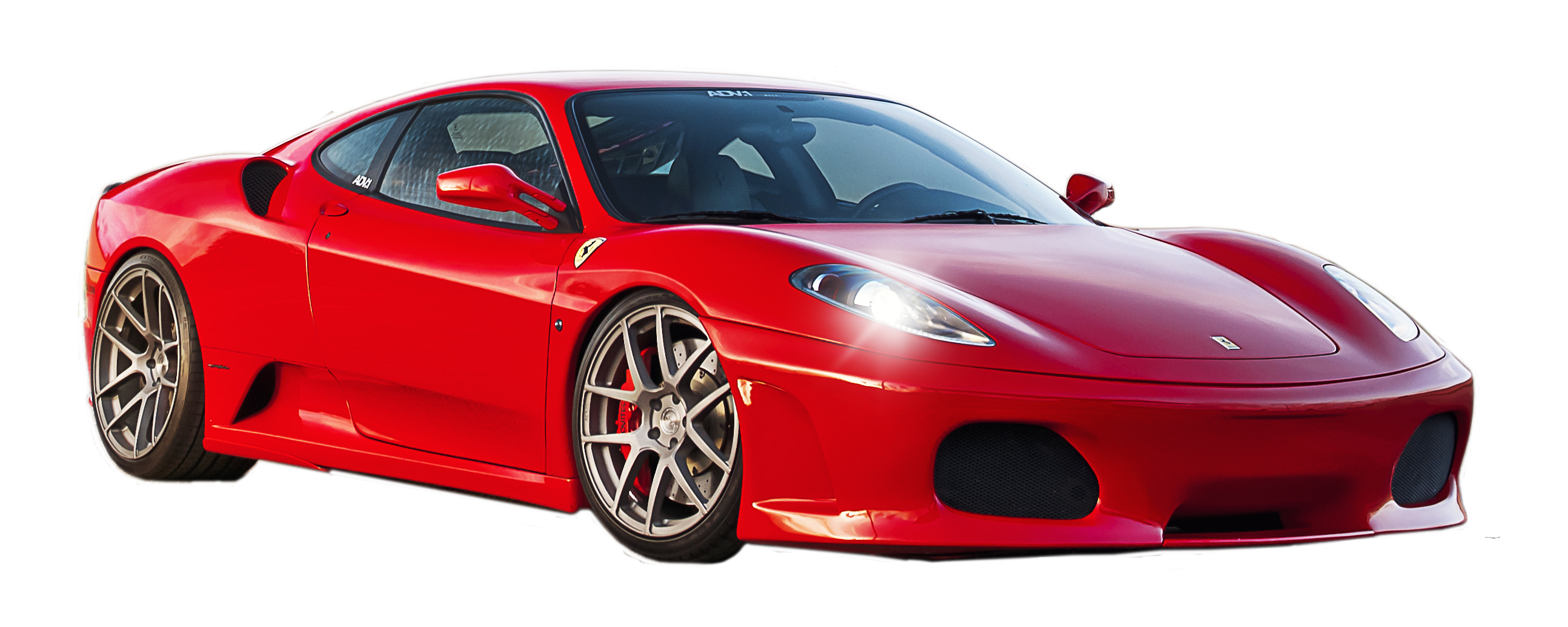 Red Sports Car Side View