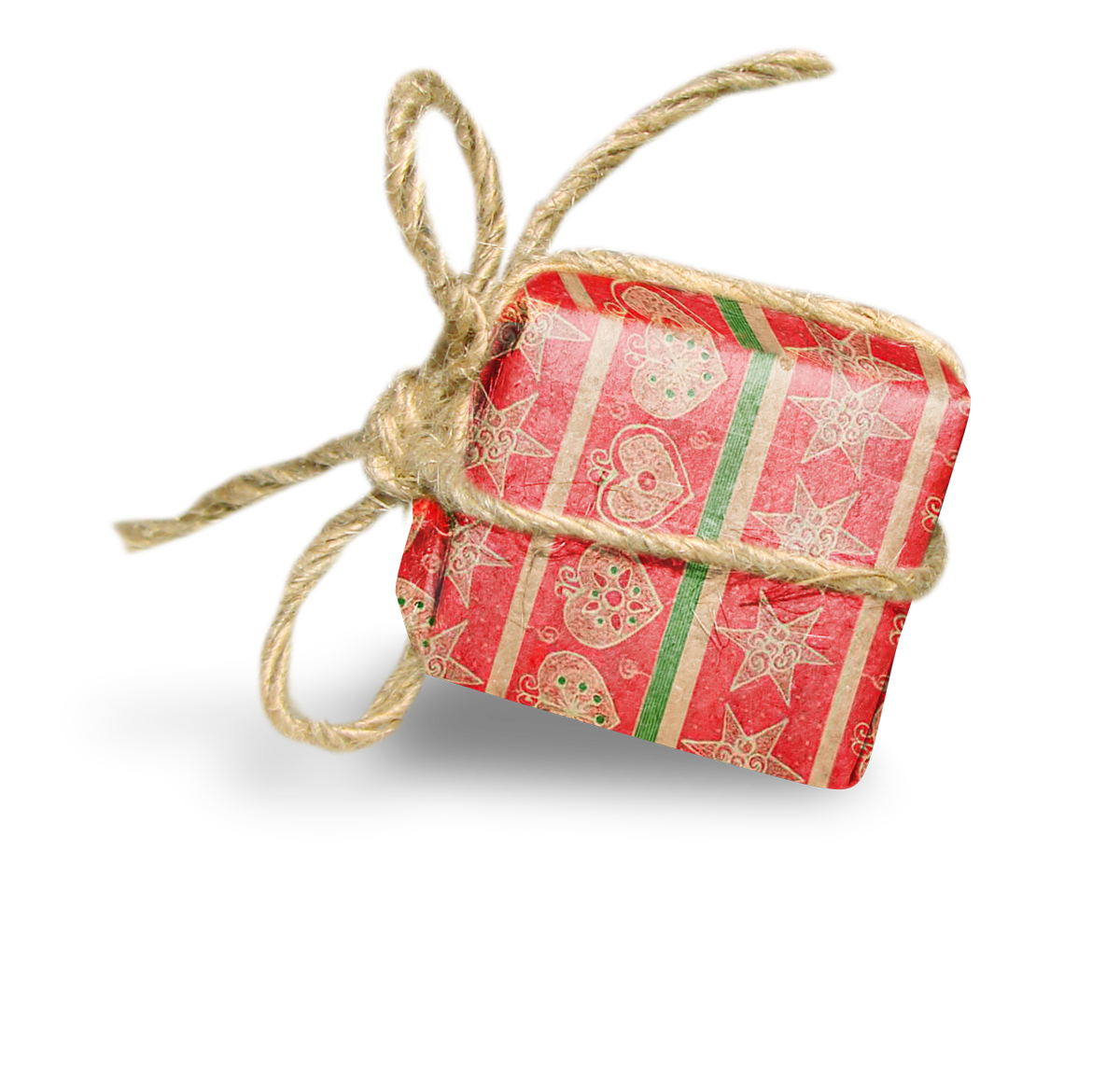 Small Red Patterned Gift Box Copy