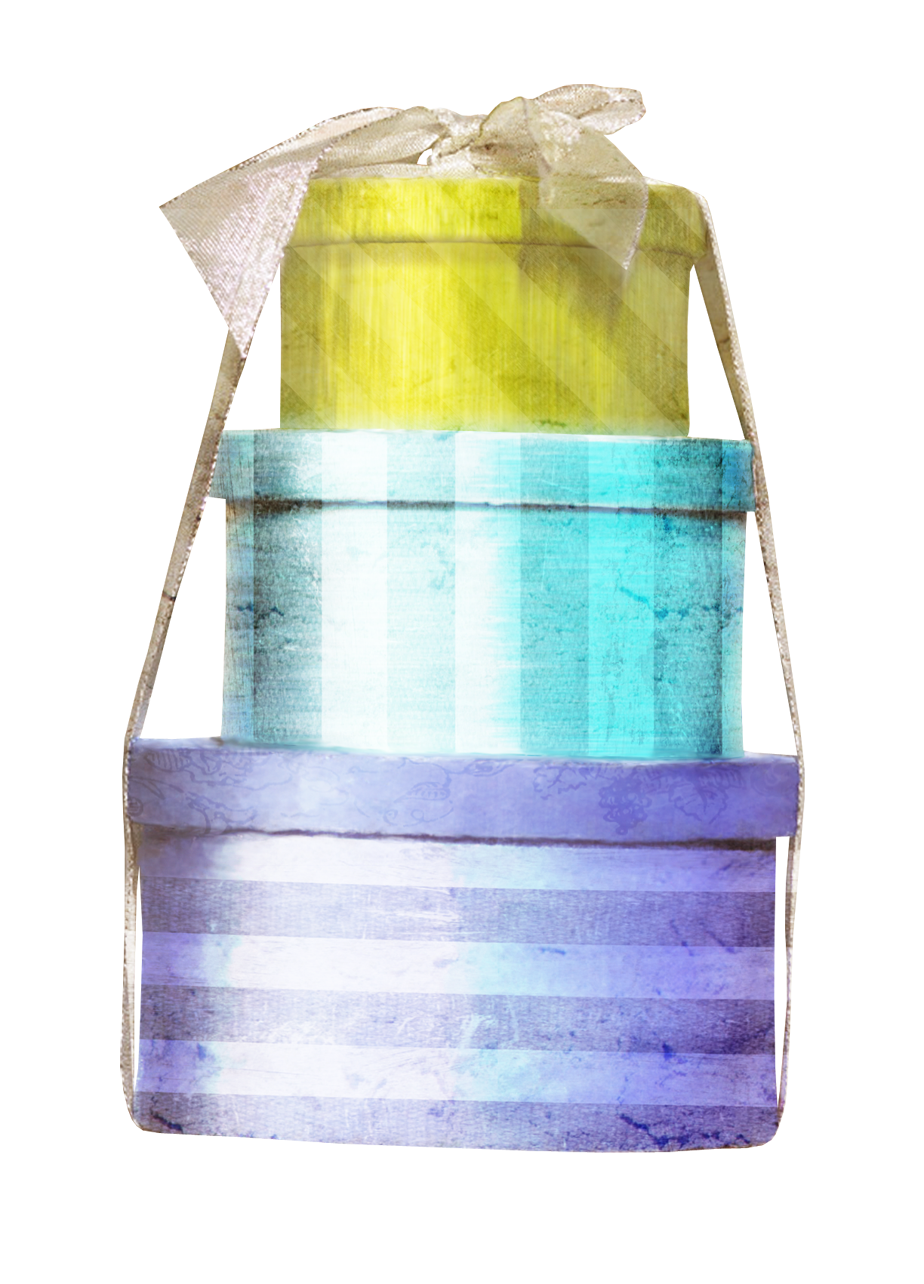 Stacked Gift Ribbon Rolls