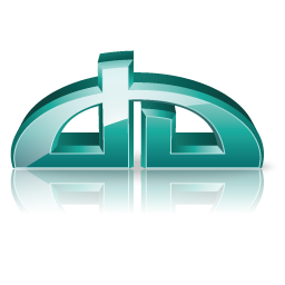 Turquoise Abstract Logo Icon