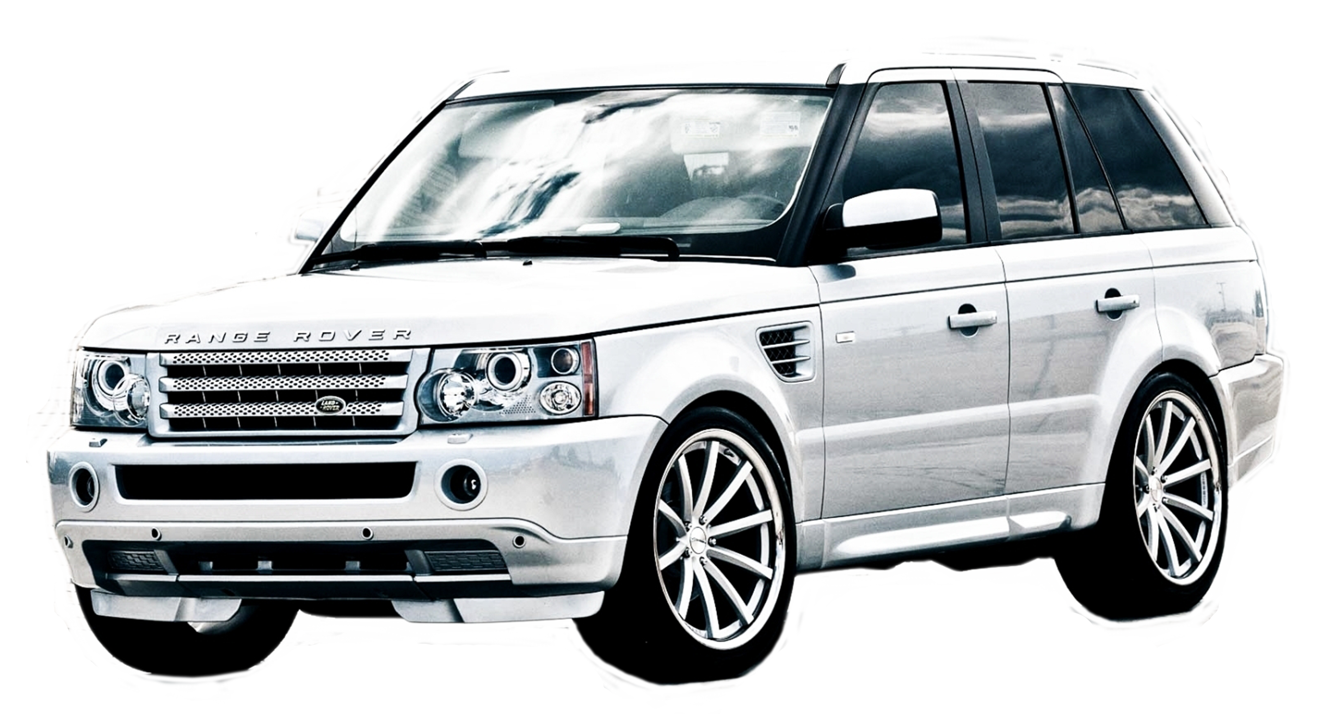 White Luxury SUV