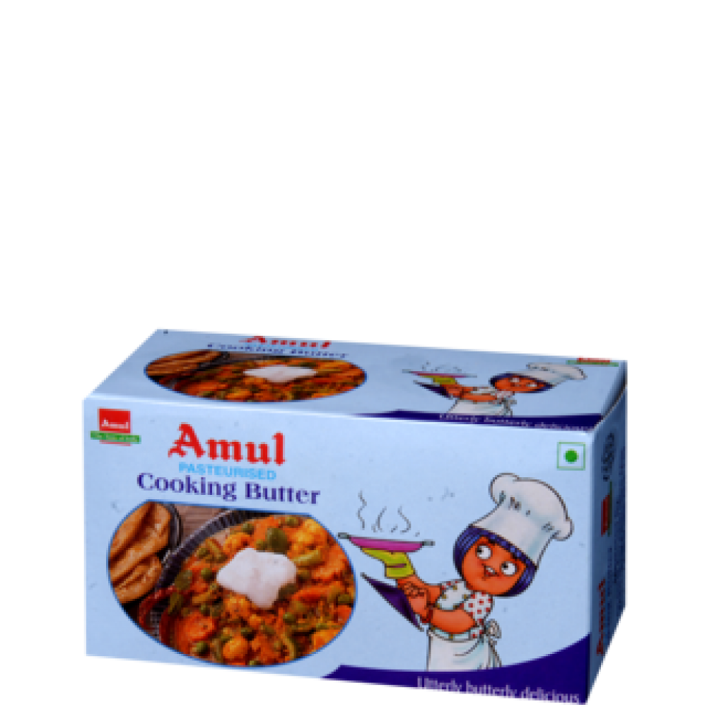 Amul Cooking Butter Box Package Isolated Transparent Background PNG Image