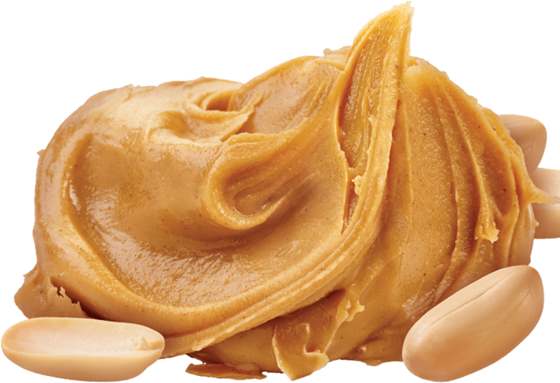 Creamy Peanut Butter Spread With Peanuts Transparent PNG Image