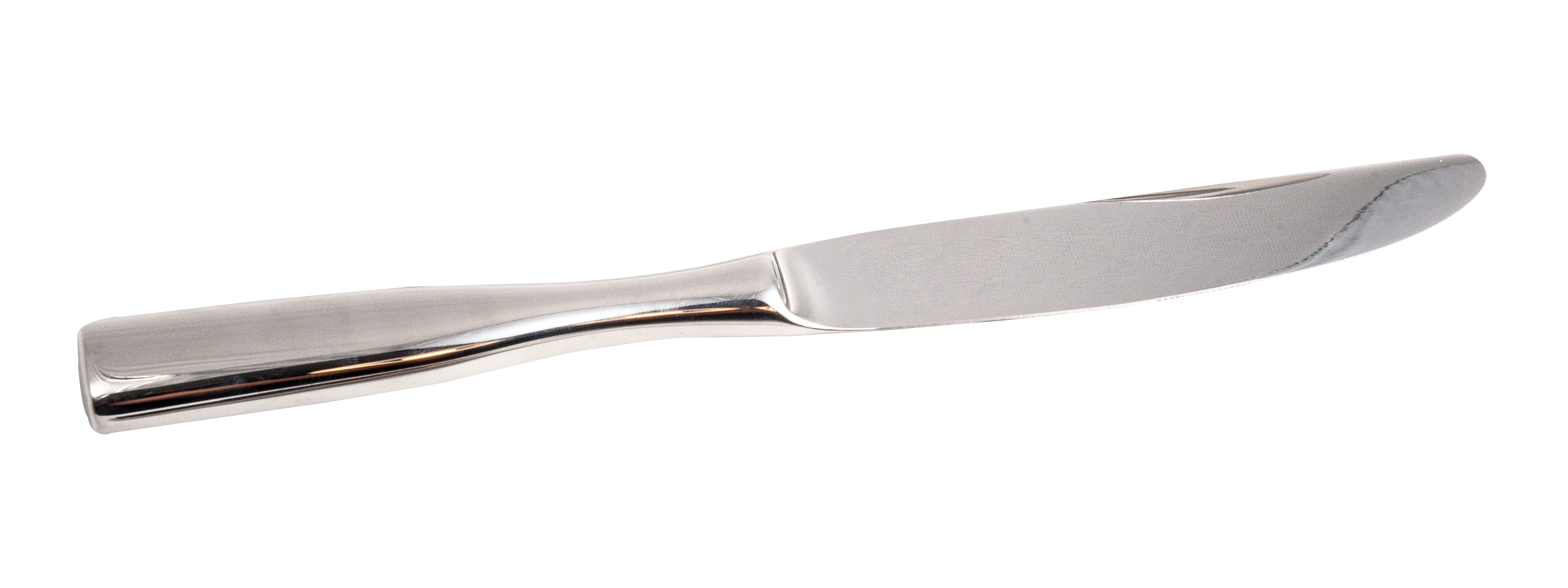 Stainless Steel Table Knife Isolated Transparent Background PNG Image