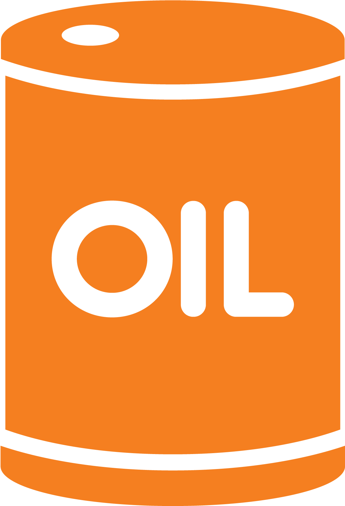 Orange Oil Barrel With White Oil Text Cartoon Illustration Transparent PNG Image