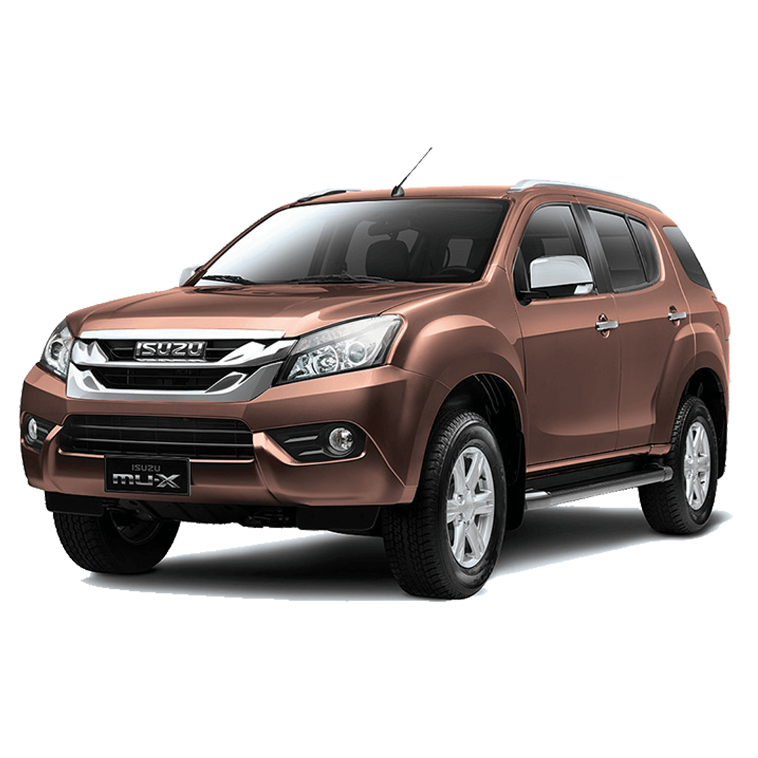 Brown Isuzu SUV Front Angle View Isolated Transparent Background PNG Image