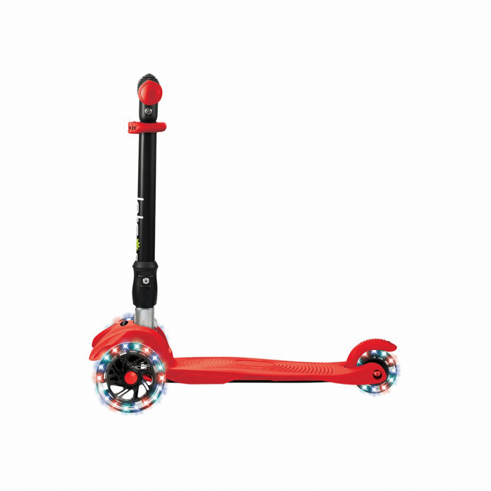 Red Three Wheel Toddler Kick Scooter PNG