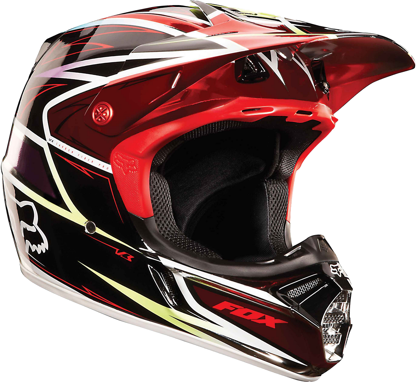 Burgundy Black Motocross Motorcycle Helmet Transparent Background PNG Image