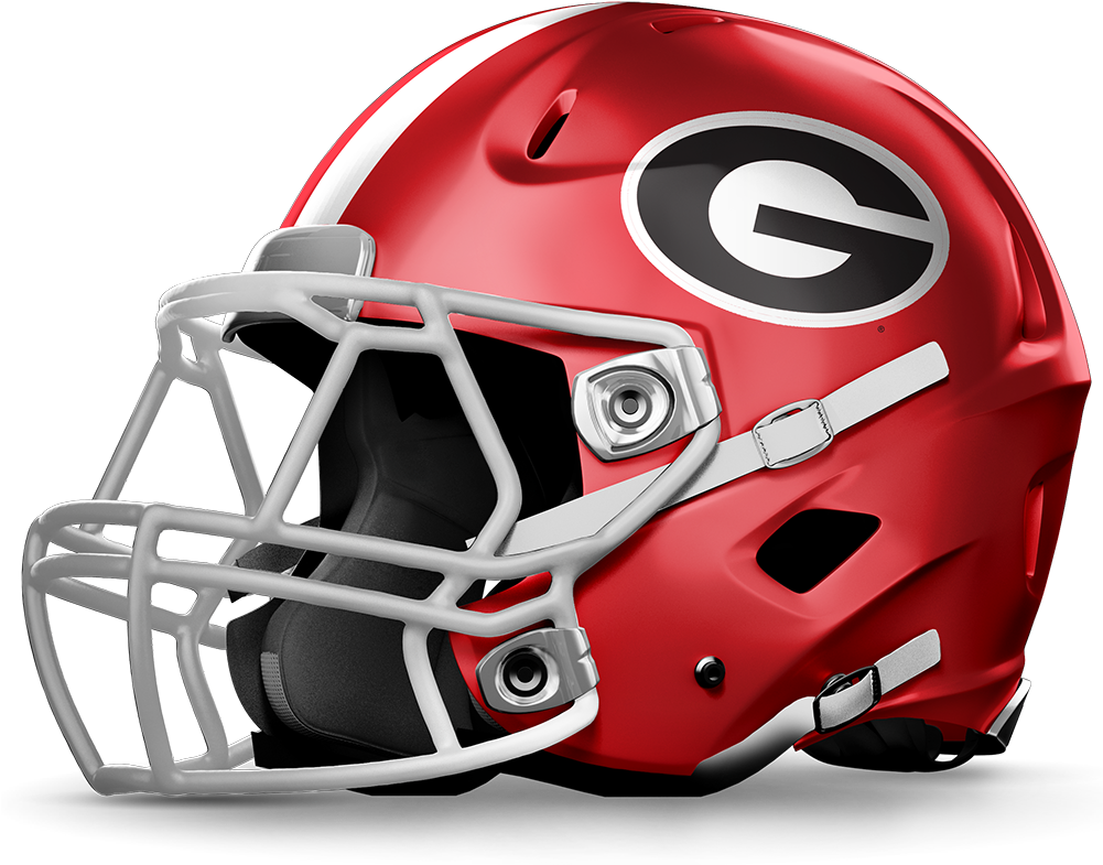 Red American Football Helmet With Face Guard Transparent Background PNG Image