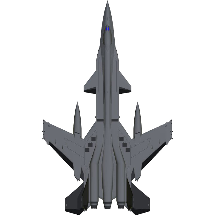 Gray Fighter Jet Front View Illustration Transparent Background PNG Image