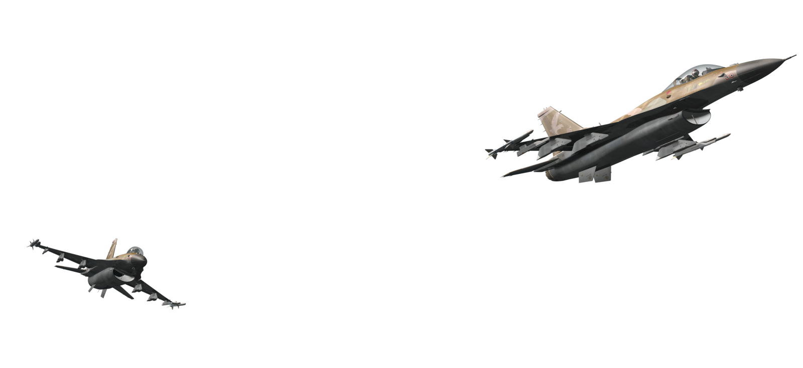Small Military Jet Flying In The Distance Transparent Background PNG Image