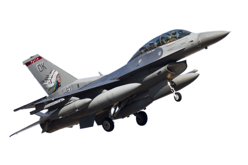 Gray Fighter Jet Flying Toward Viewer Transparent Background PNG Image