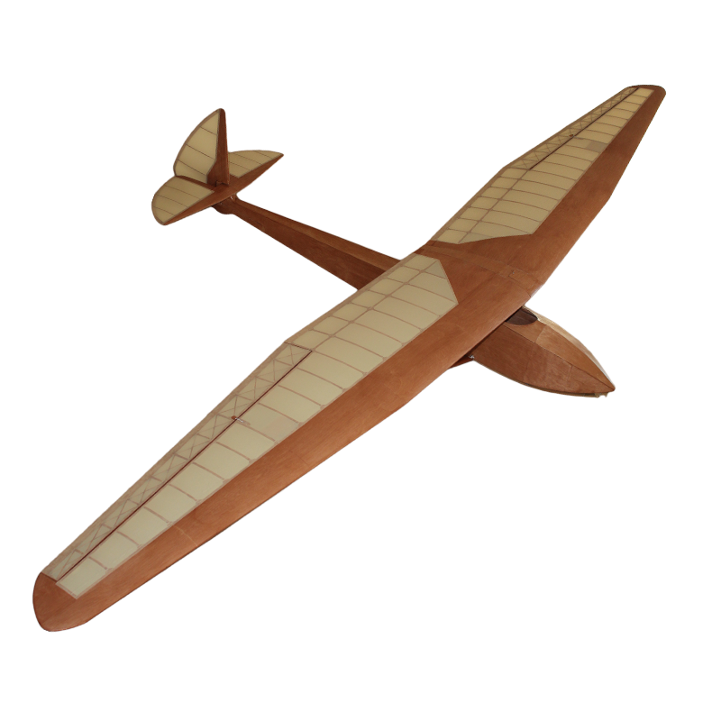 Brown Wooden Vintage Glider Airplane Transparent PNG Vintage Aircraft