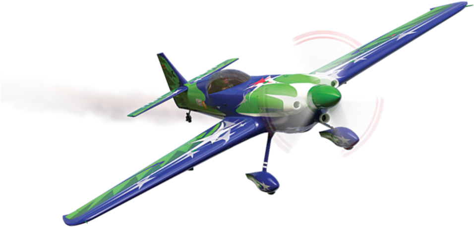 Green Small Propeller Airplane In Flight Isolated PNG Aircraft Graphic