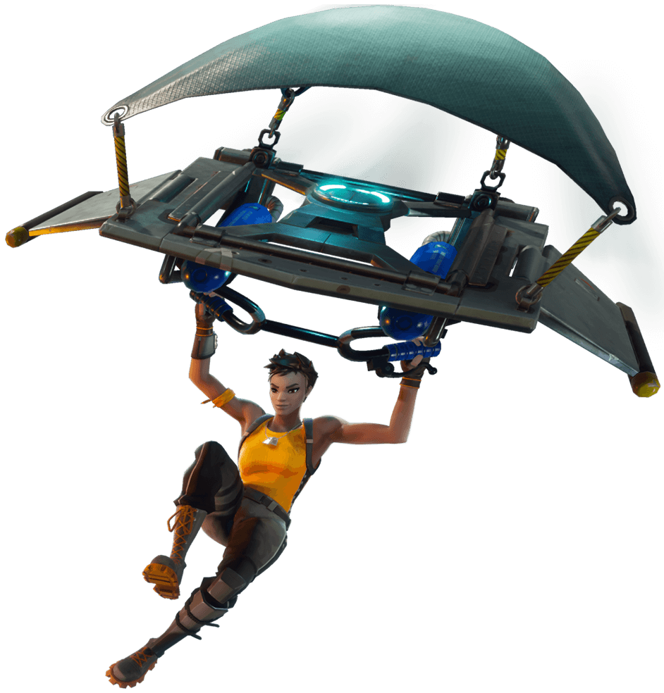 Pilot Flying Green Powered Hang Glider PNG Hang Gliding Artwork