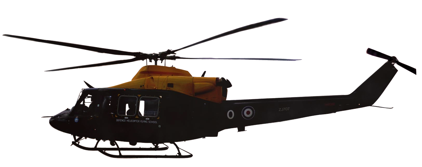 Black Brown Military Transport Helicopter Side View PNG Military Helicopter Art
