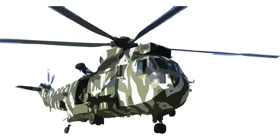 Green Gray Military Troop Transport Helicopter PNG Military Helicopter Clipart