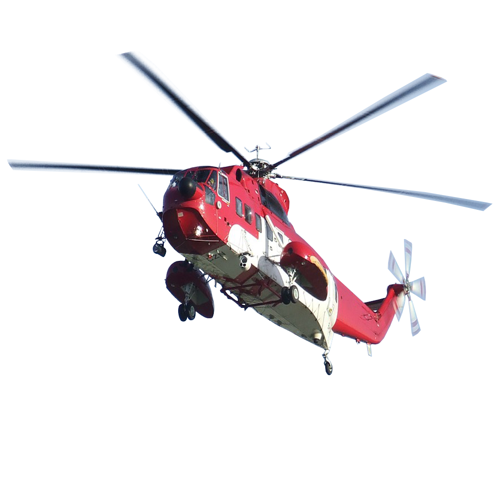 Red White Emergency Rescue Helicopter With Rescuer PNG Rescue Helicopter Illustration