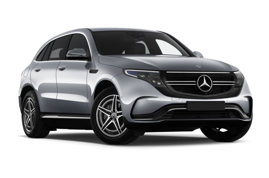 Gray Luxury Electric SUV Front Side View Transparent PNG SUV Image