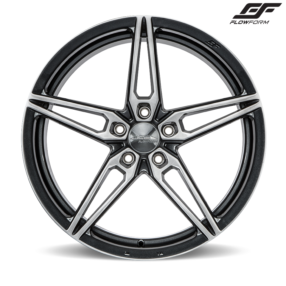 Silver Five Spoke Alloy Car Rim With Center Hub Transparent PNG Wheel Image