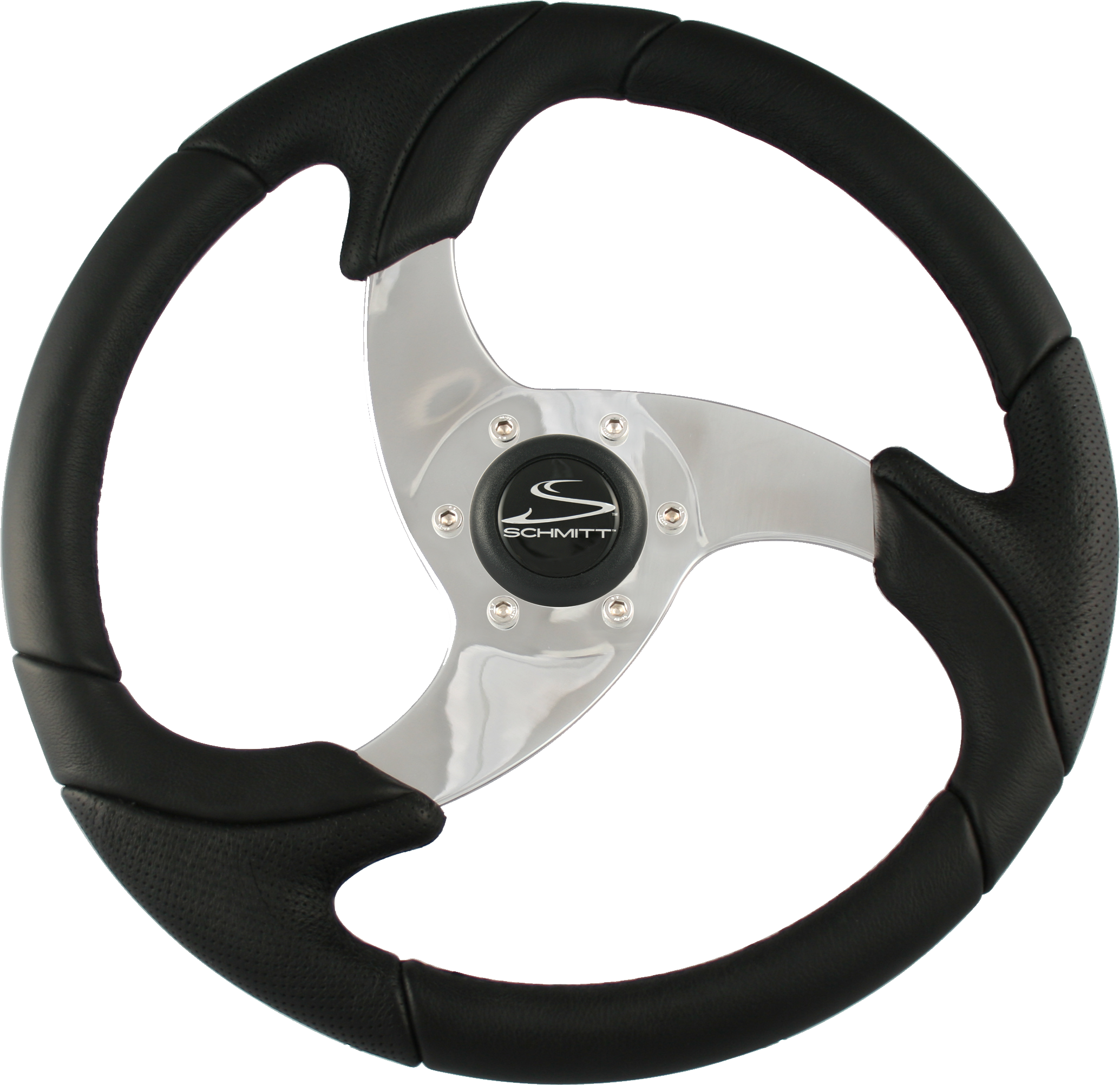 White Black Three Spoke Car Steering Wheel Steering Wheel PNG Clipart