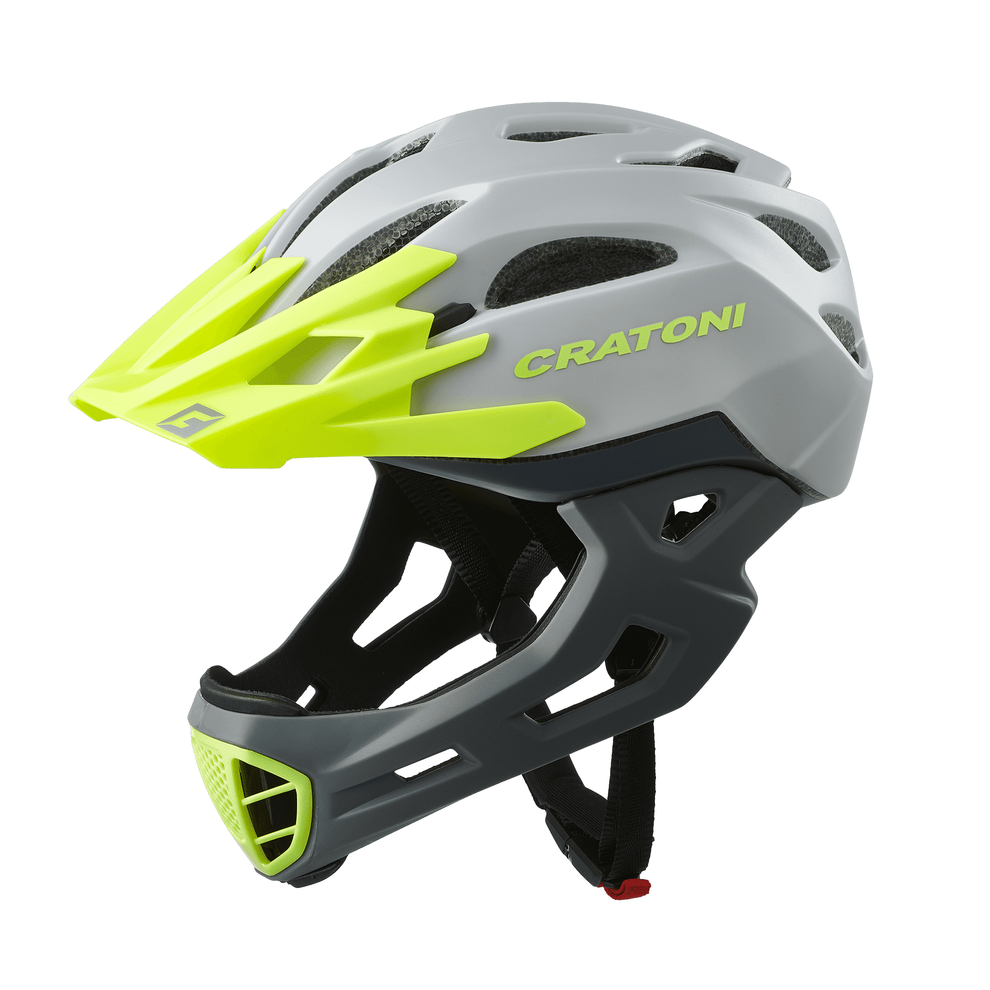 Gray Neon Yellow Mountain Bike Helmet With Peak Transparent PNG Off Road Helmet