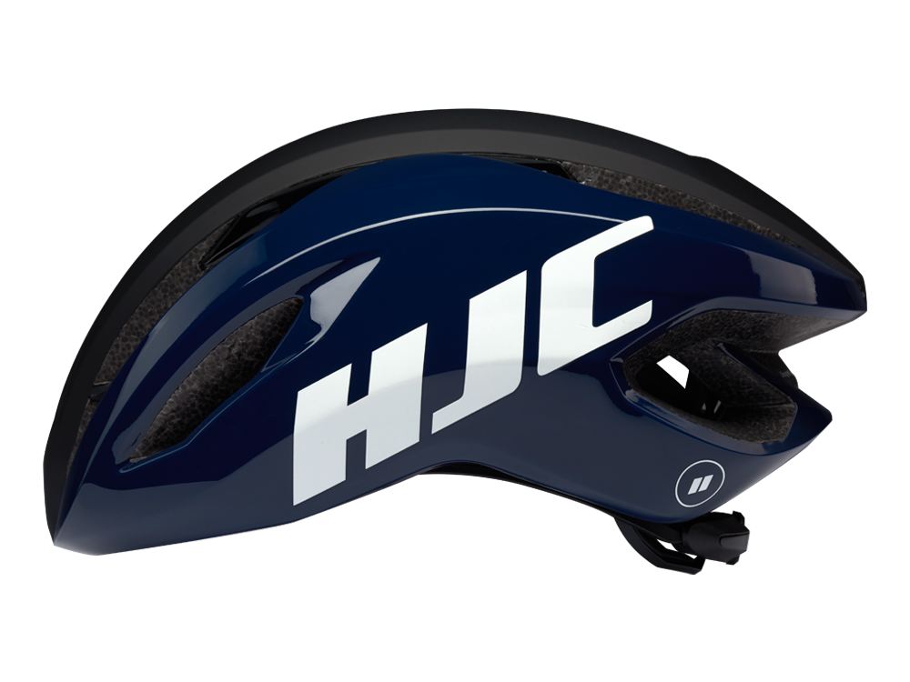 Navy Blue Aero Road Cycling Helmet Side View PNG Racing Helmet Image