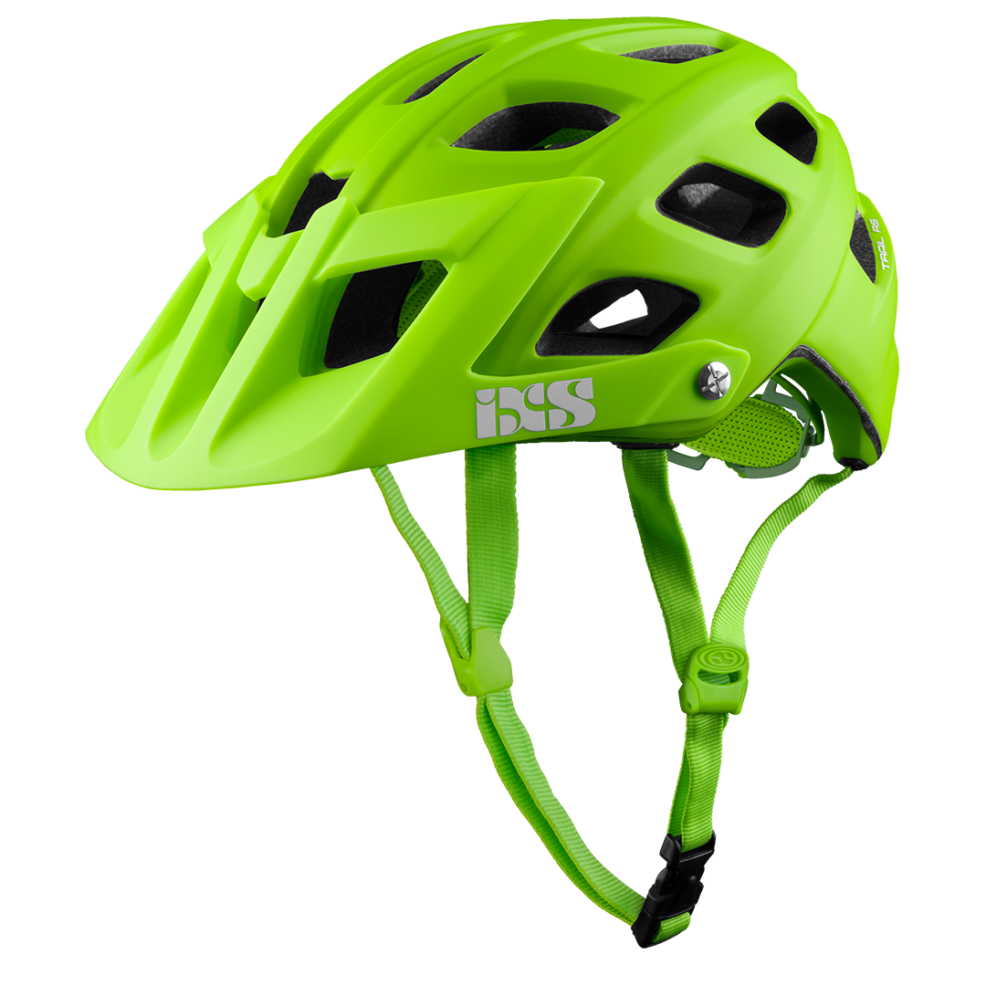Neon Green Mountain Bike Helmet With Visor Mountain Bike Helmet PNG Graphic