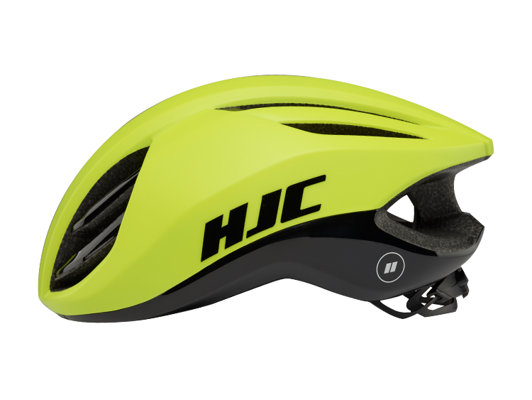 Neon Yellow Aerodynamic Road Cycling Helmet PNG Bicycle Safety Clipart
