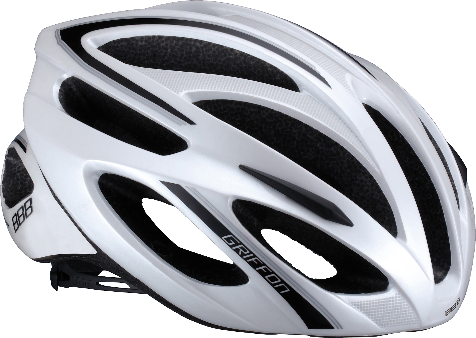 White Lightweight Bicycle Helmet With Large Air Vents Transparent PNG Bike Helmet