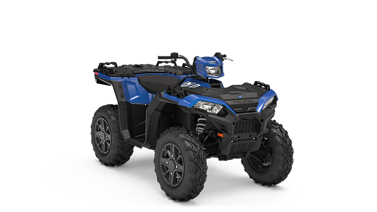 Blue Black Sport ATV With Knobby Tires ATV PNG Clipart