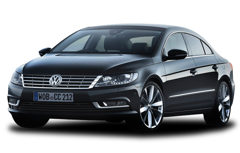 Black Volkswagen Passat Sedan Front Side View Volkswagen Car PNG Clipart