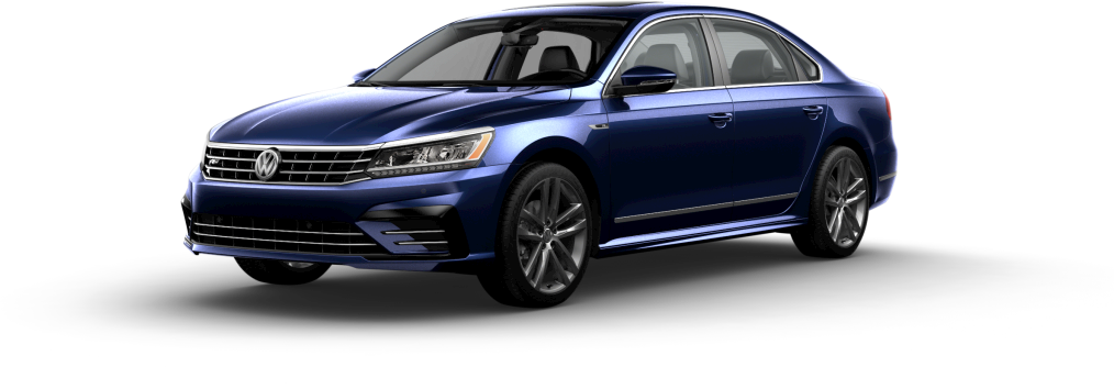 Blue Volkswagen Compact SUV Front Side View VW SUV PNG Graphic