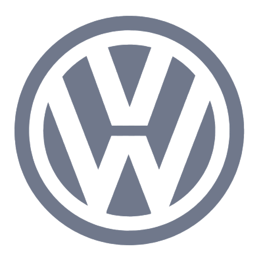 Gray Blue Volkswagen Round Logo Emblem Volkswagen PNG Icon