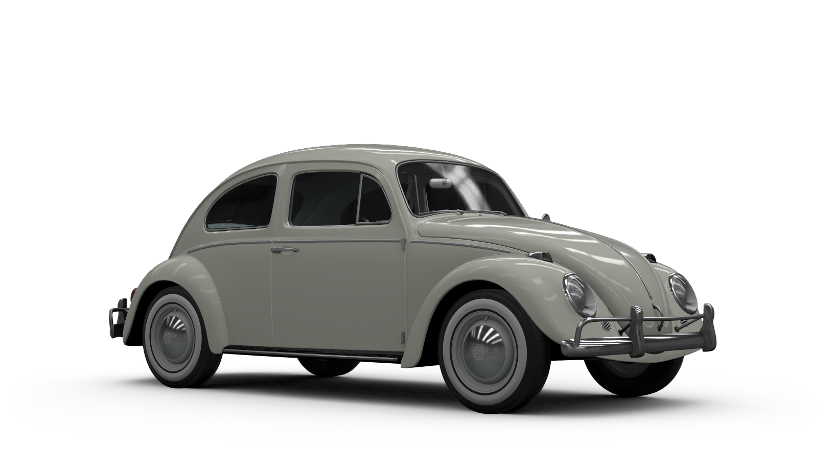Gray Classic Volkswagen Beetle Side View Vintage Beetle PNG Clipart