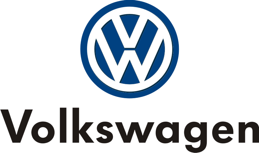 Blue Volkswagen Roundel Logo With Brand Wordmark VW Logo PNG Icon