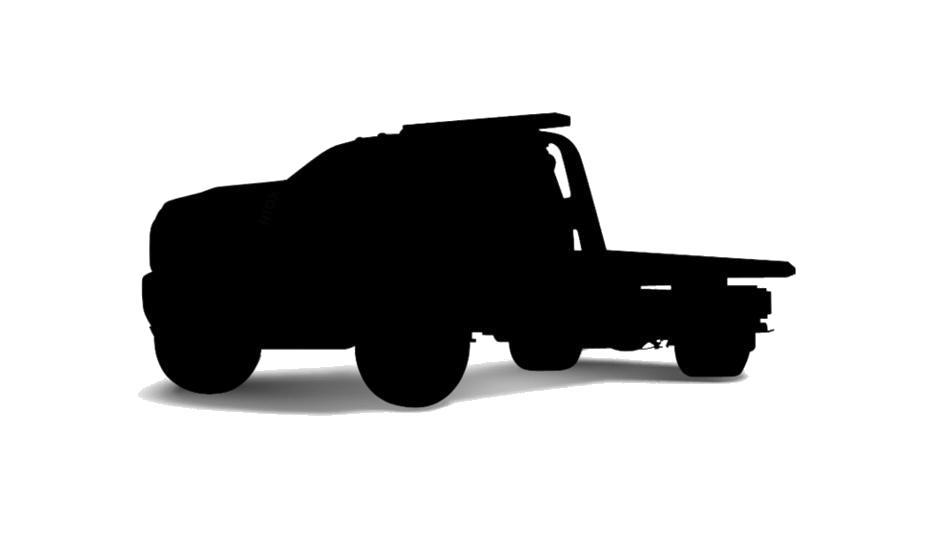 Black Vintage Pickup Truck Silhouette Side View Transparent PNG Vehicle Silhouette