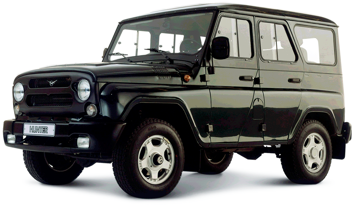 Dark Green UAZ Hunter Four Wheel Drive SUV Off Road UAZ PNG Image