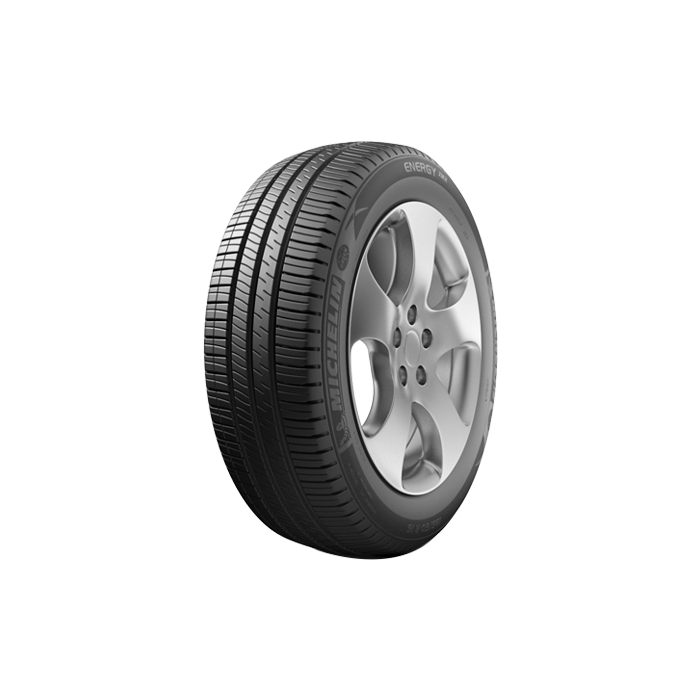Compact Black Tire With Silver Spoke Wheel PNG Car Tire Clipart