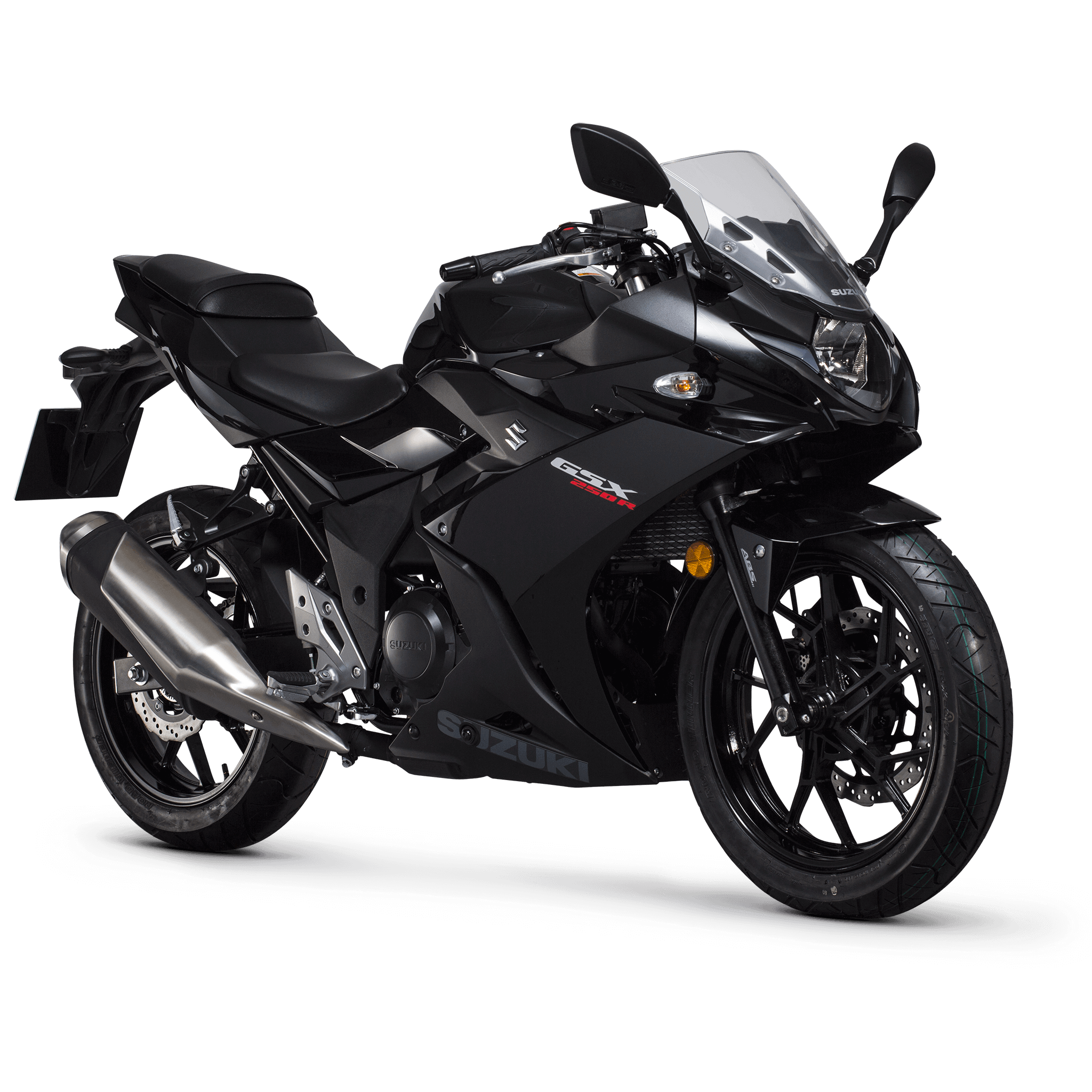 Black Suzuki Naked Street Motorcycle Side View Transparent PNG Motorbike