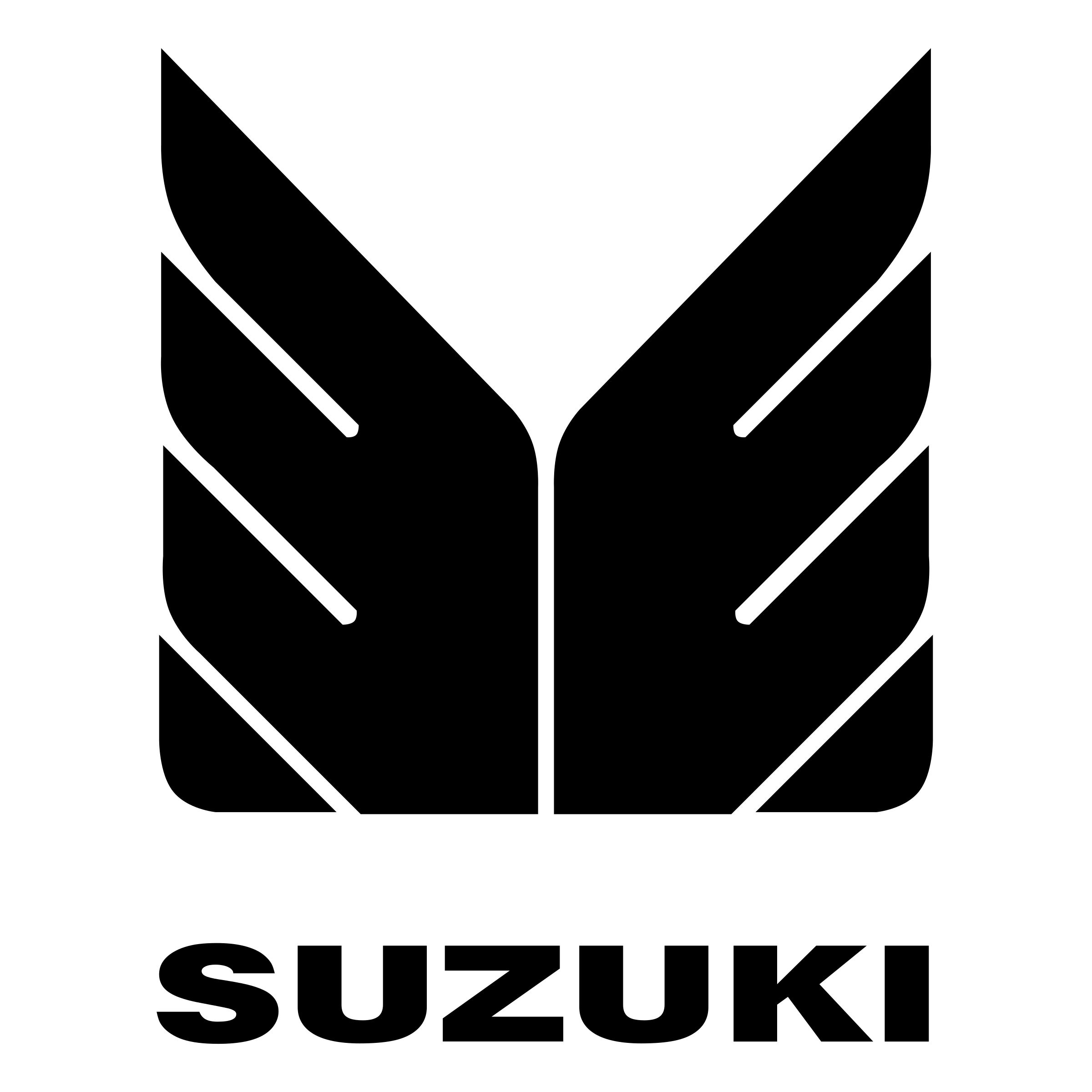 Black Suzuki Wordmark And Stylized Brand Logo Transparent PNG Automotive Logo