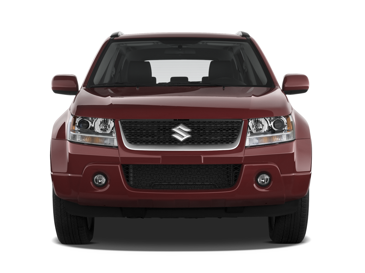 Maroon Suzuki SUV Rear View Automotive PNG Image