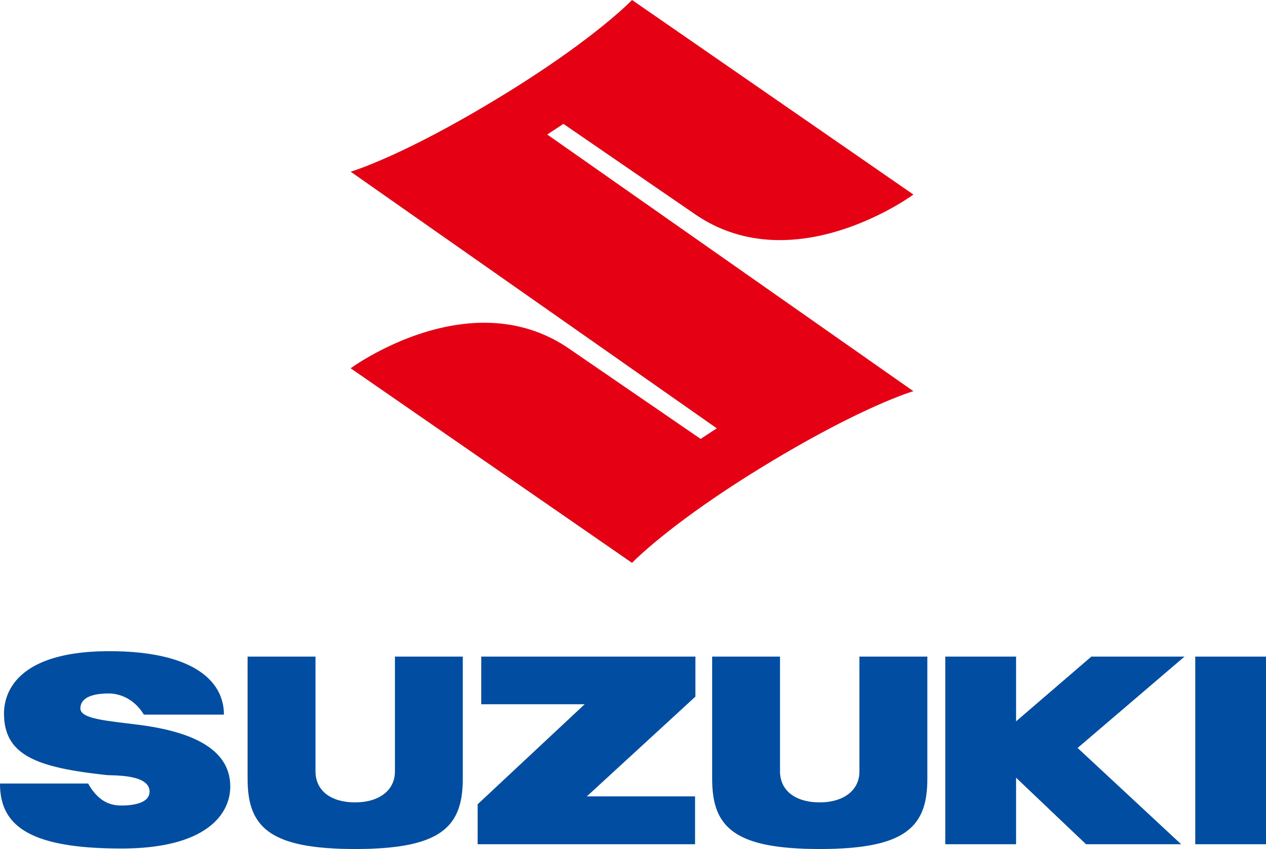 Red Suzuki Logo With Blue Brand Name Suzuki Logo PNG Graphic