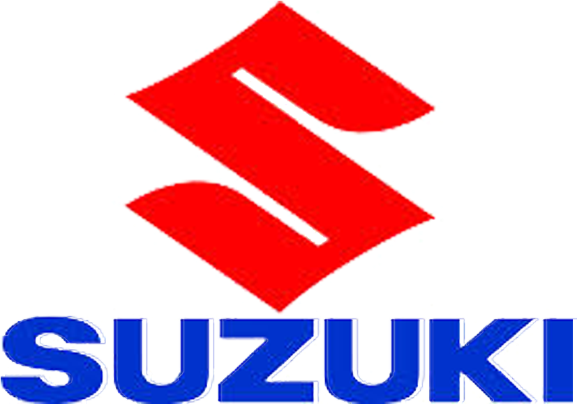 Red Suzuki S Brand Logo With Blue Wordmark Suzuki Logo PNG Icon