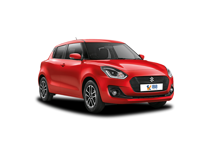 Red Suzuki Swift Compact Car Side View Suzuki Hatchback PNG Artwork