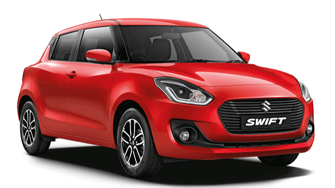 Red Suzuki Swift Sport Front Three Quarter View Transparent PNG Car Image