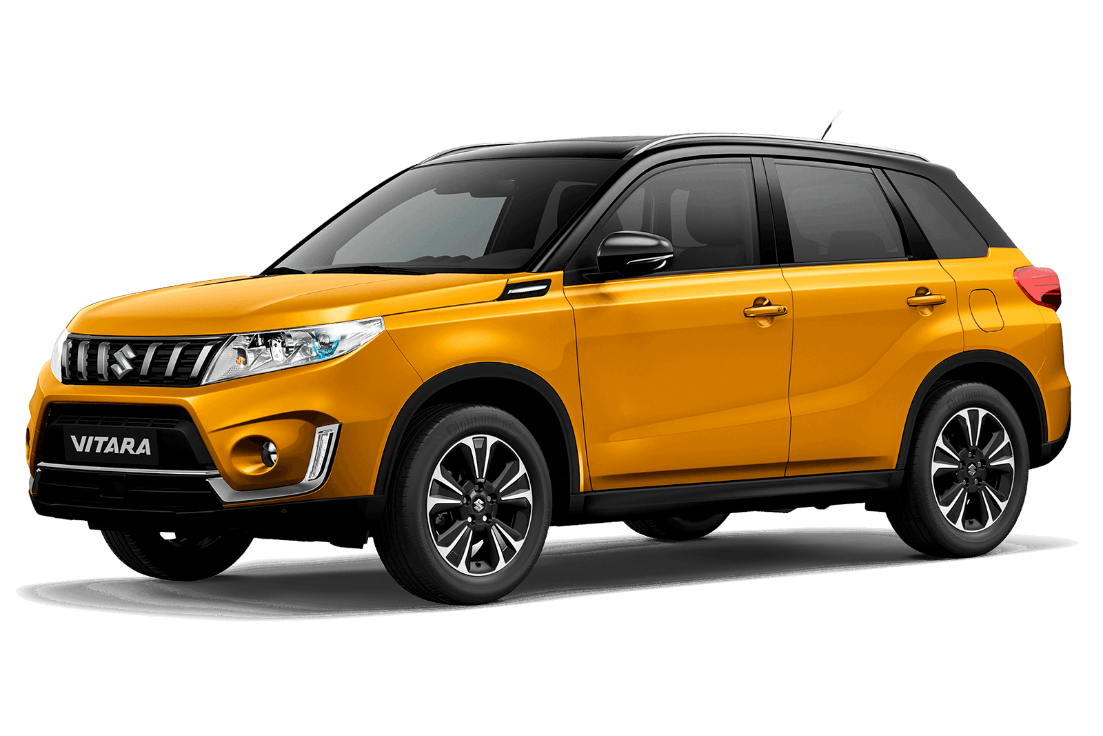 Yellow Suzuki Compact Crossover SUV Side View Transparent PNG SUV Graphic