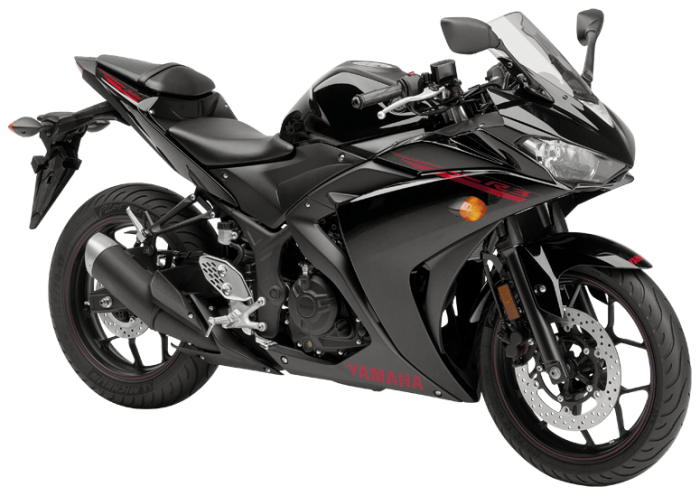 Black Sport Motorcycle With Sharp Front Fairing Transparent PNG Sport Bike